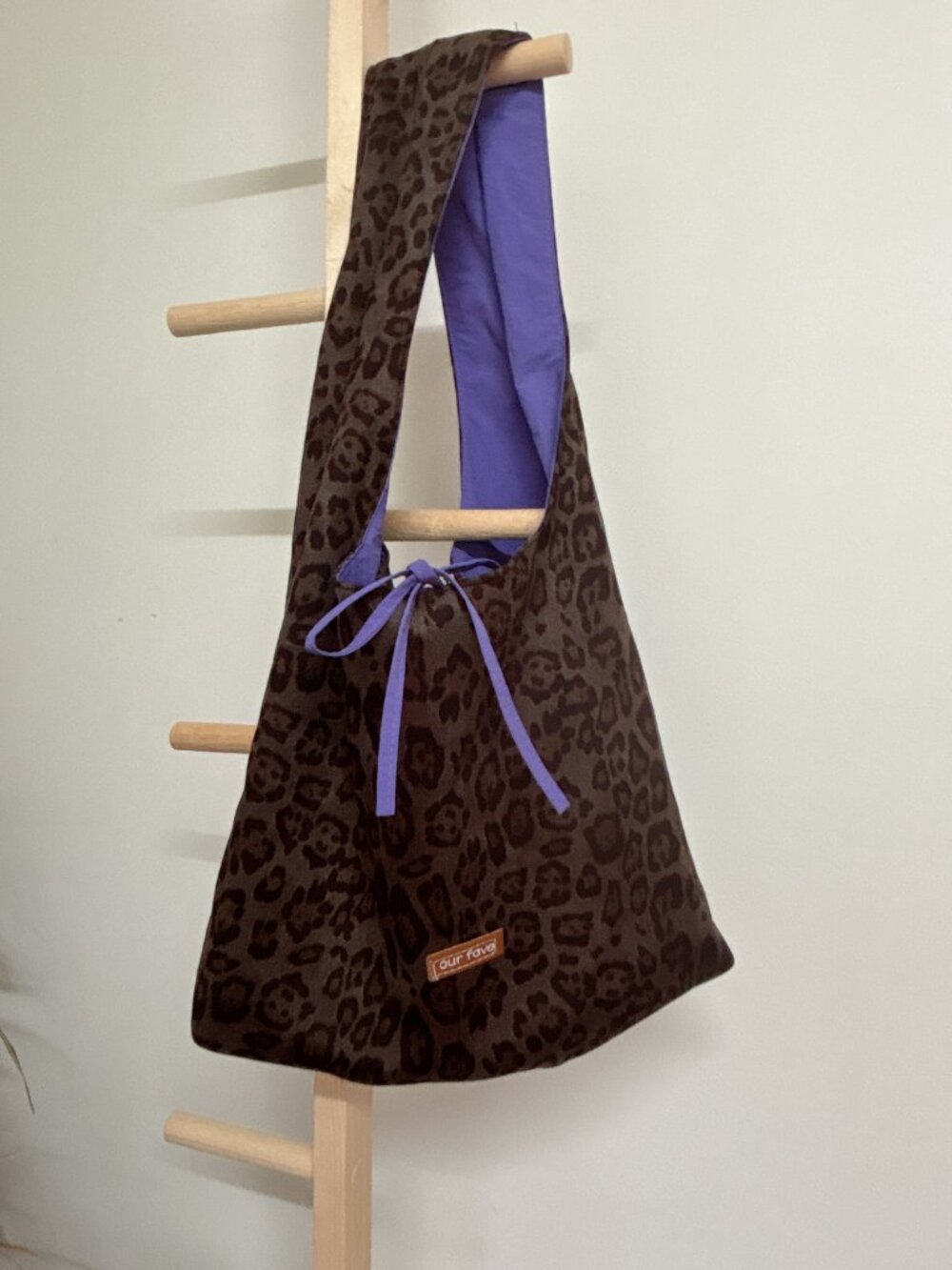 Reversible Leopard Print Tote Bag – 4-Season
